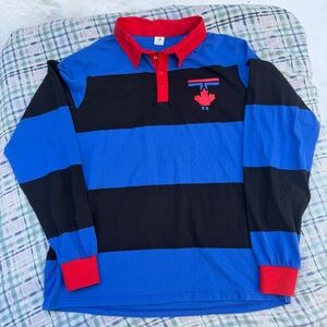 Toronto Blue Jays Promo MLB Rugby Jersey 
Size fits like a Large